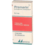 box of premarin estrogen tablets