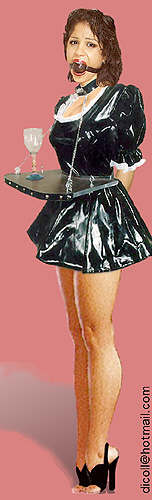 waitress hubby in a proper brassiere